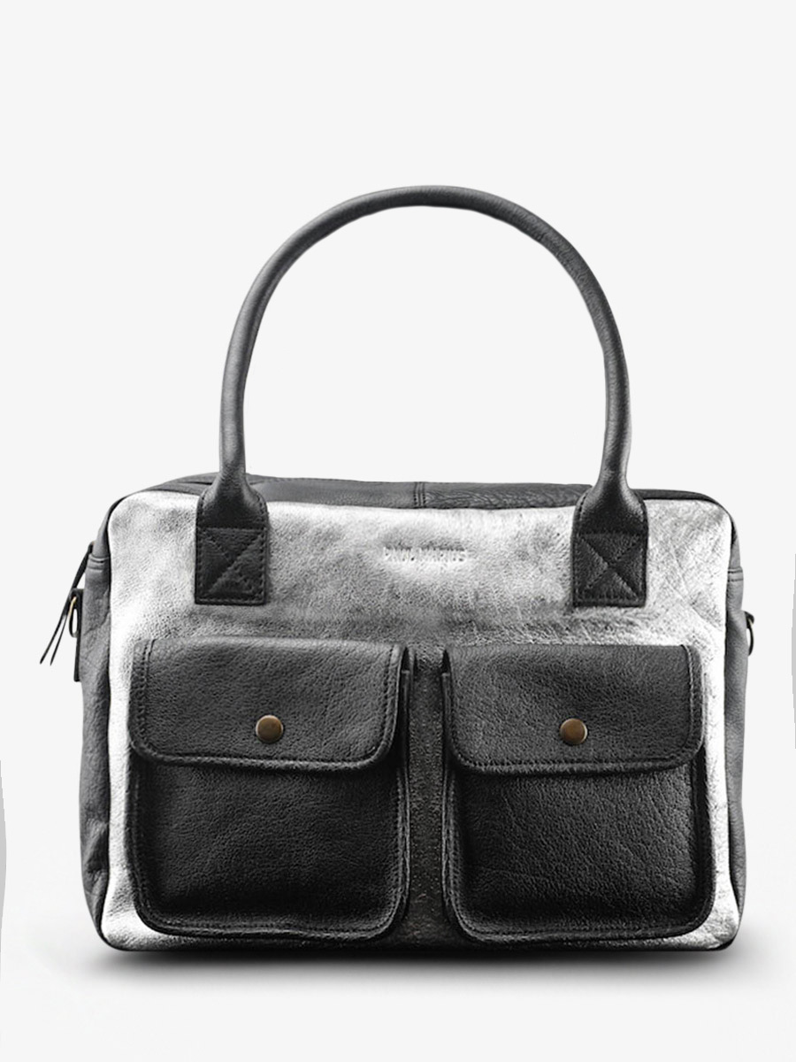 foto-materiaal-document-deur-vrouw-leder-zilver-zwart-ledandy-zilver-zwart-paul-marius-w04-s-b