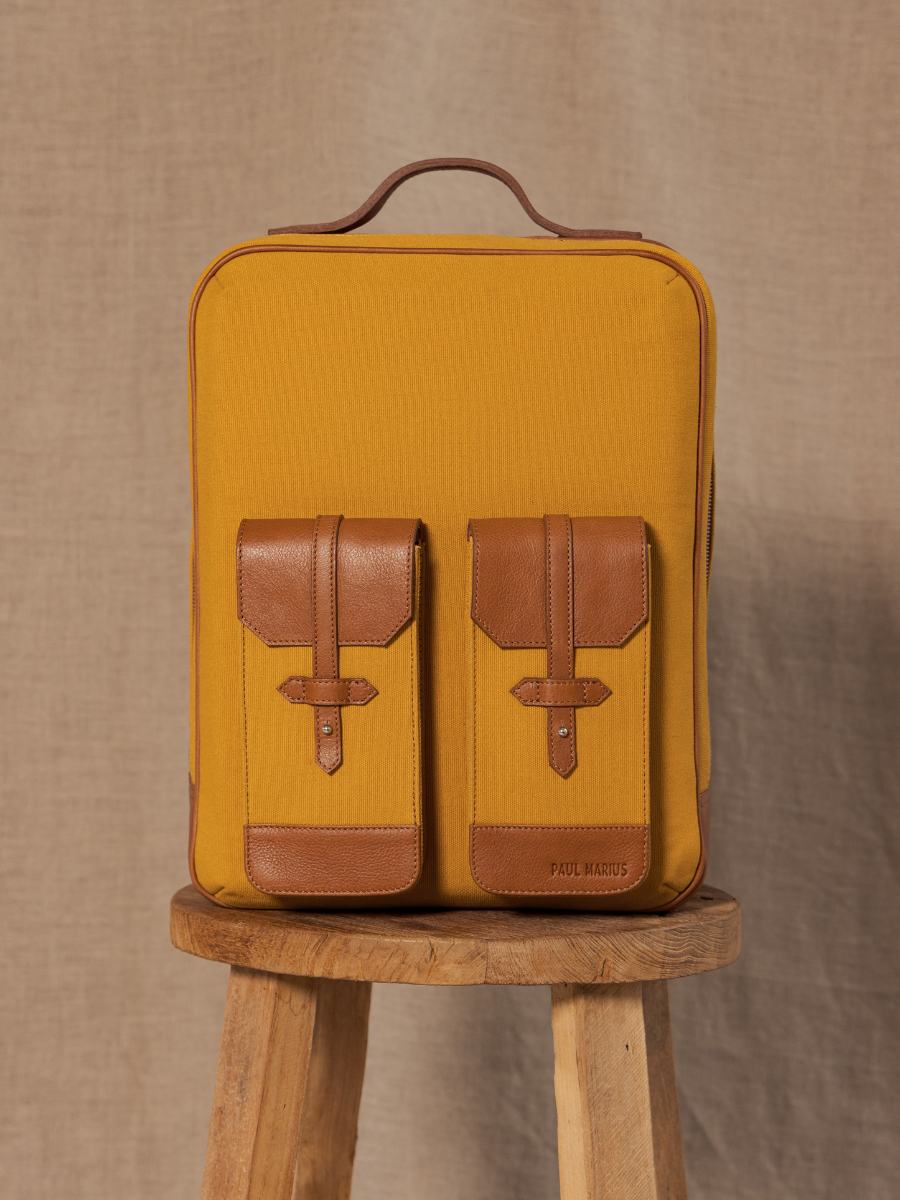 photo-vUE-DE-COTE-SAC-A-dos-cuir-unisex-naturel-gelig-stedelijk-natuur-toilet-safran-paul-marius-b08-ol-yc