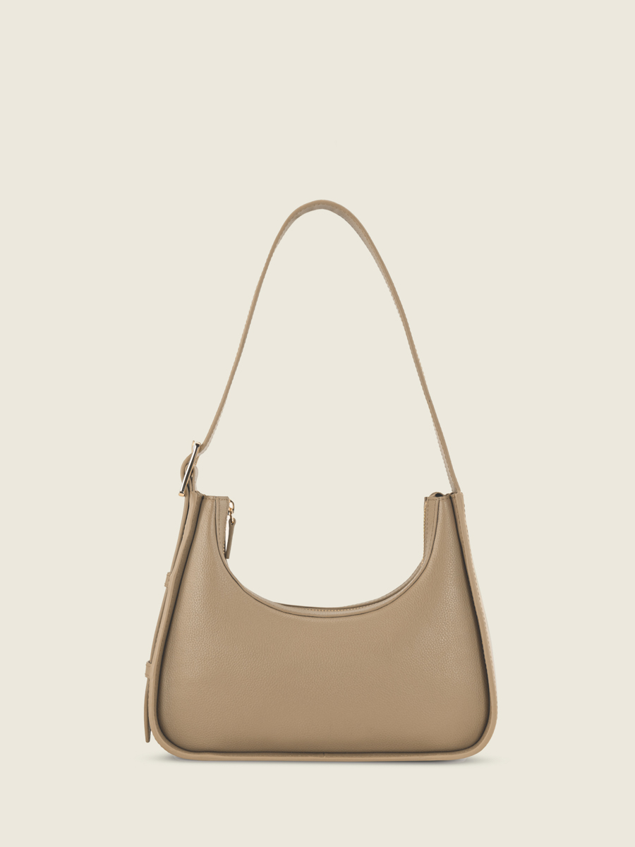 mini-baguette-tas-bruin-leer-Victoire XS-taupe-achterkant-w54xs-bei