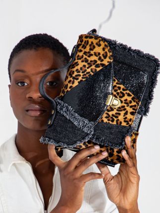 Mademoiselle George Chimère - Denim / Zwart