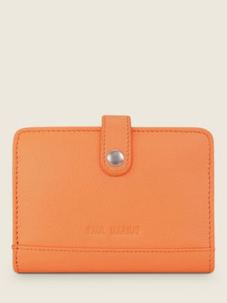 LePortefeuille Jeanne Pastel - Abrikoos