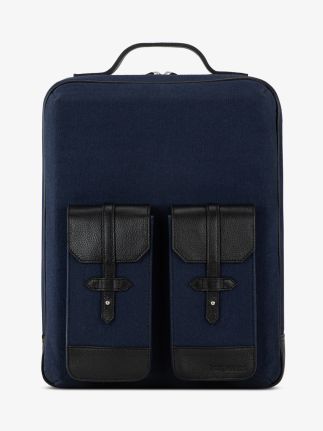 Urbain - Zwart / Navy Canvas