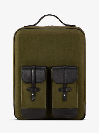 Urbain - Zwart / Khaki Canvas