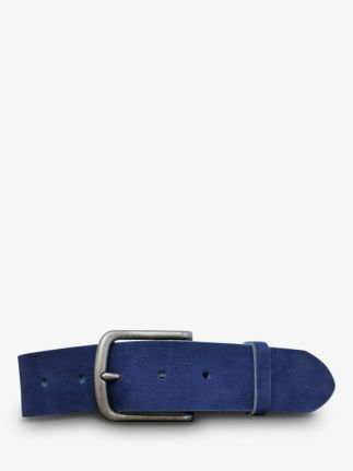 LaCeinture Magnifique nubuck riem - 40mm - Electric Blue