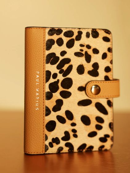 LePortefeuille Jeanne met Leopardprint - Beige