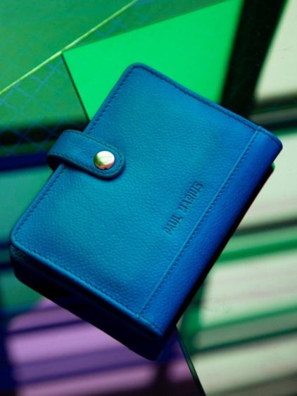 LePortefeuille Jeanne Néon - Blauw