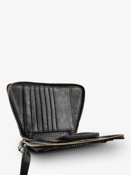 LePortefeuille Emma - Zilver / Zwart