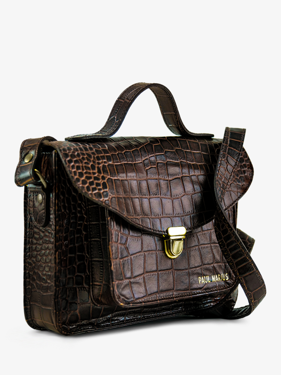 foto-back-door-tas-bandouliere-leder-vrouw-mademoiselle-george-alligator-bruin-paul-marius-w05-a-db