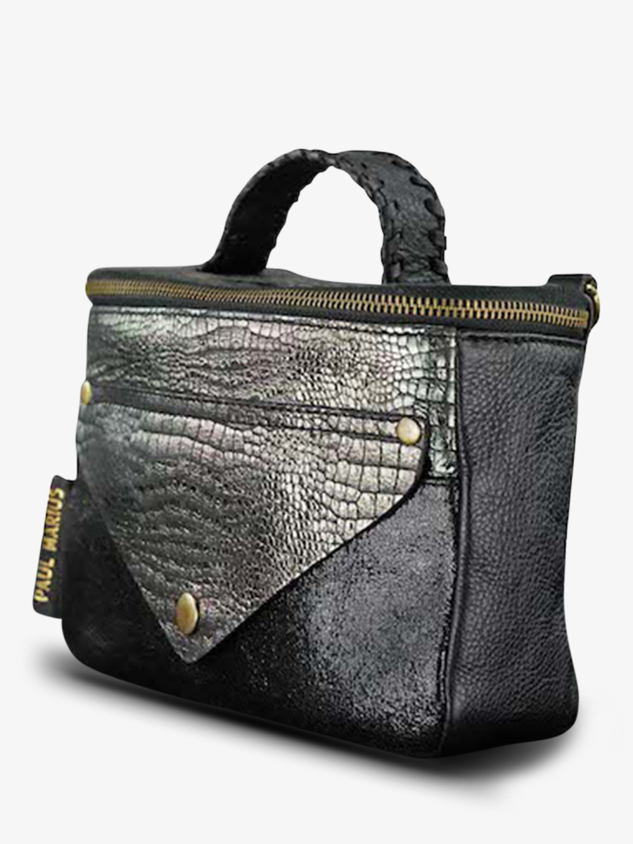 foto-vue-de-cote-sac-bandouliere-cuir-vrouw-legavroche-reeditie-onyx-paul-marius-w26-onyx