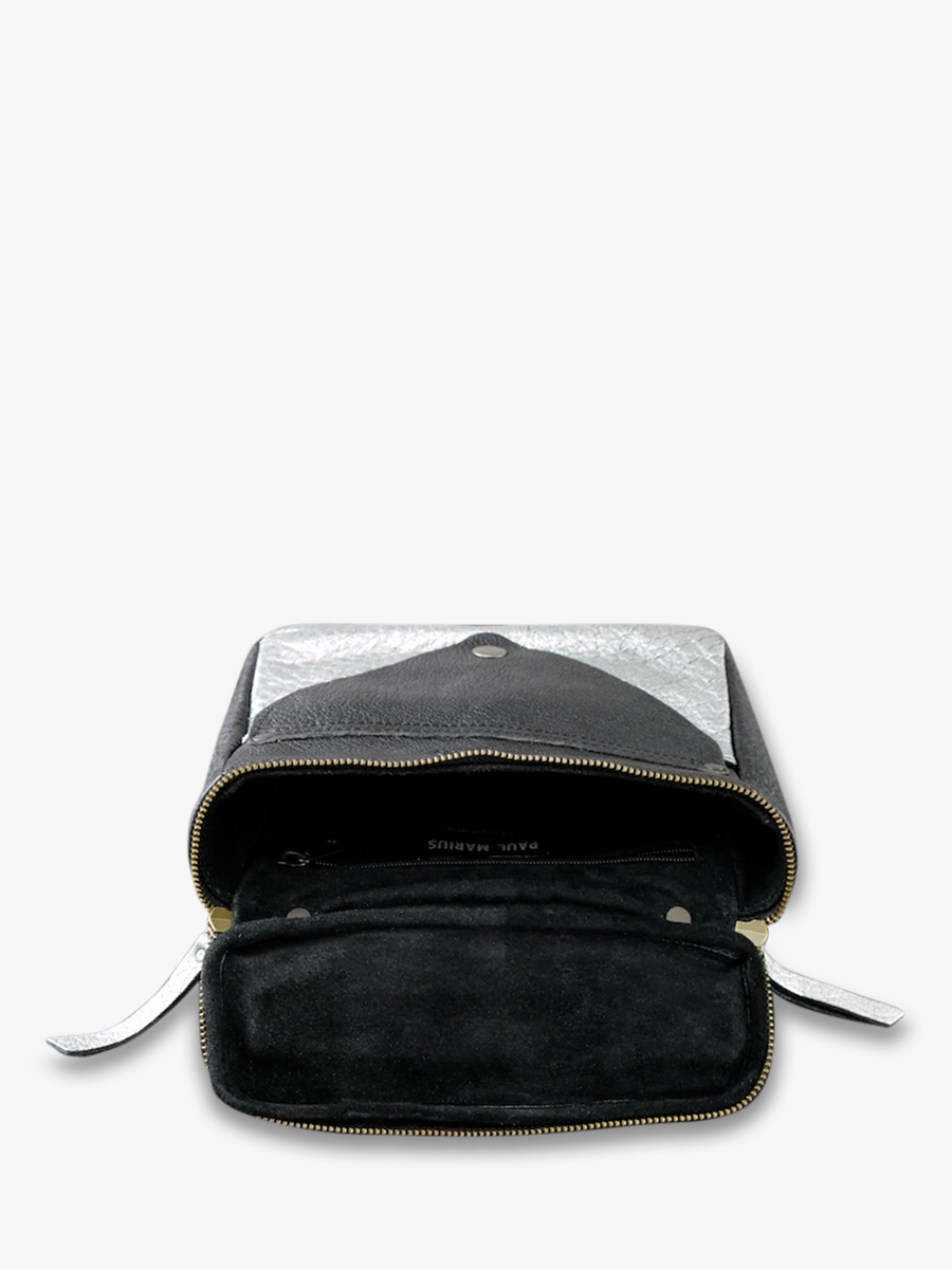 photo-interieur-bandouliere-bag-LEATHER-WOMAN-SILVER-BLACK-LEGAVROCHE-REEDITION-SILVER-BLACK-PAUL-MARIUS-W26-S-B