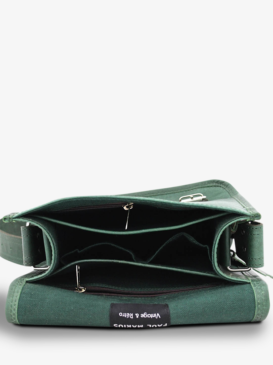 photo-interieur-bandouliere-bag-vrouw-lederen-groene-lasacoche-s-emeraude-paul-marius-m02S10-dg
