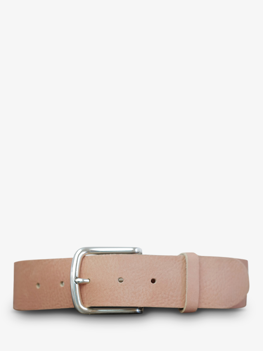 photo-front-picture-leather-belt-for-man-en-vrouw-pink-magnificant-acet-belt-nubuck-40mm-powder-paul-marius-cdv-40-n-pi