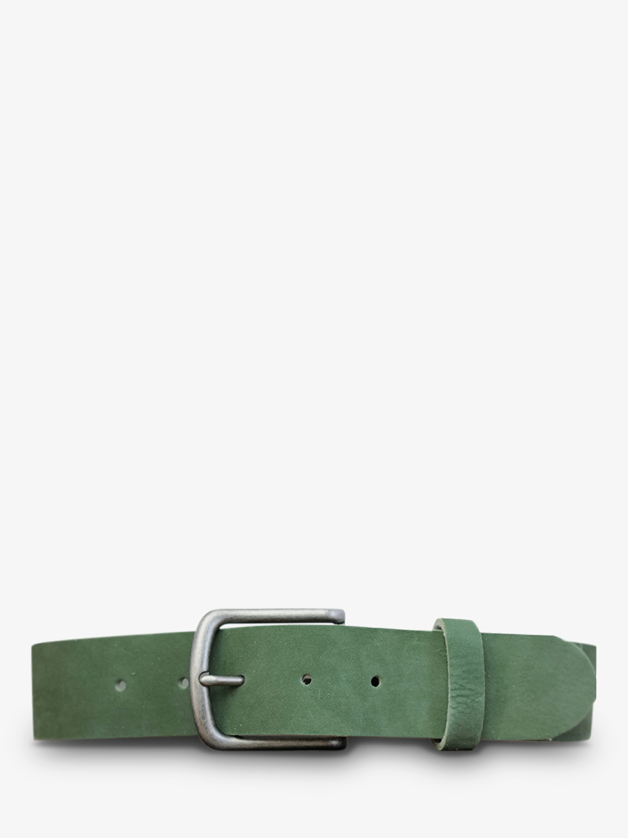 photo-front-picture-leather-belt-for-man-en-vrouw-green-magnificent-belt-nubuck-40mm-green-almond-paul-marius-cdv-40-n-ga