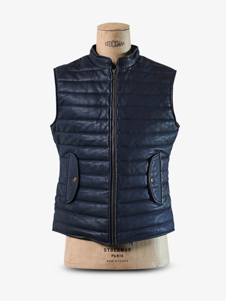 foto-vue-de-face-doudoune-homme-en-cuir-bleu-ladoudoune-homme-bleu-encre-paul-marius-wcm-db-s