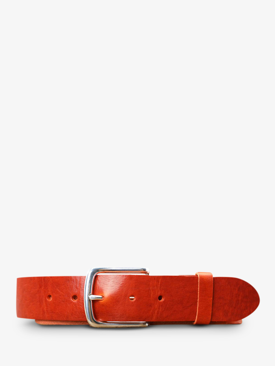 foto-front-picture-leather-belt-man-en-vrouw-oranje-magnificant-40mm-belt-oranje-paul-marius-cdv-40-l-O