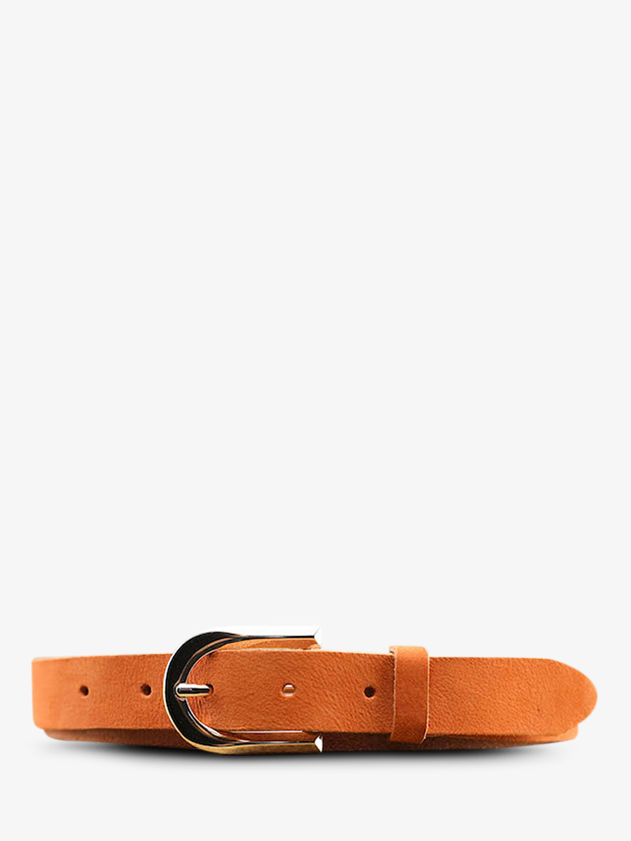 photo-front-picture-leather-belt-voor-mannen-en-vrouwen-oranje-magnificant-belt-nubuck-25mm-oranje-paul-marius-cdv-25-n-o