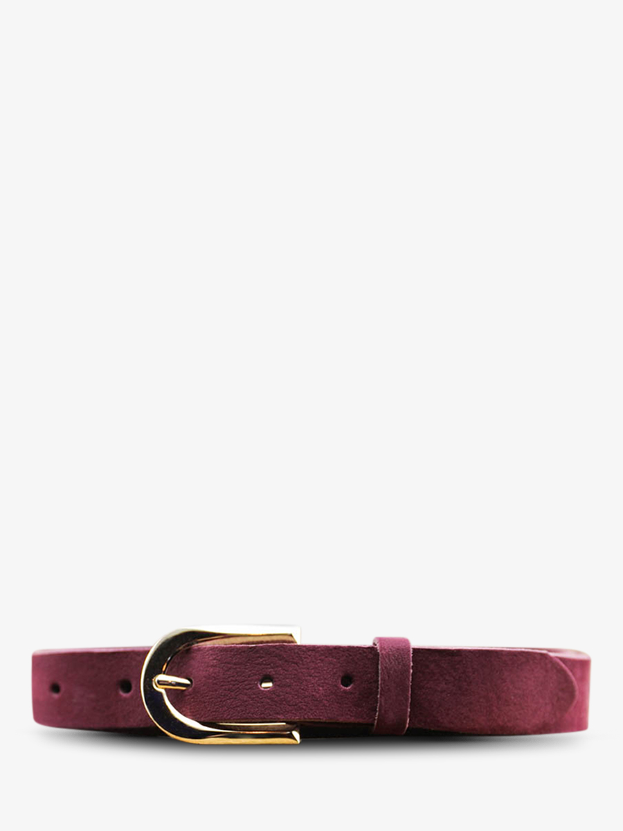 photo-front-picture-leather-belt-for-mannen-en-vrouwen-violet-magnificant-acet-belt-nubuck-25mm-prune-paul-marius-cdv-25-n-p