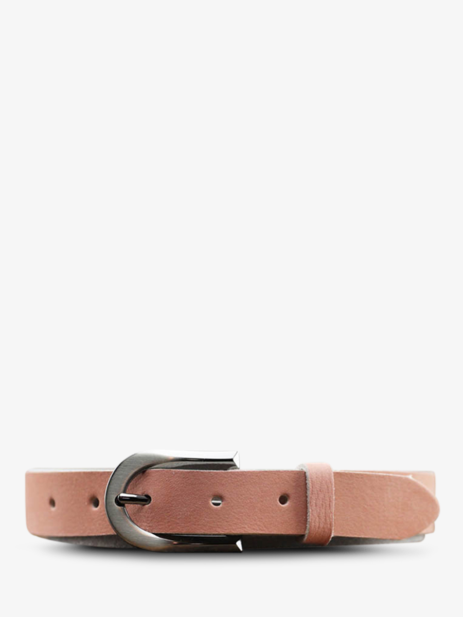 photo-front-picture-leather-belt-for-men-and-women-pink-magnificent-belt-nubuck-25mm-pink-powder-paul-marius-cdv-25-n-pi
