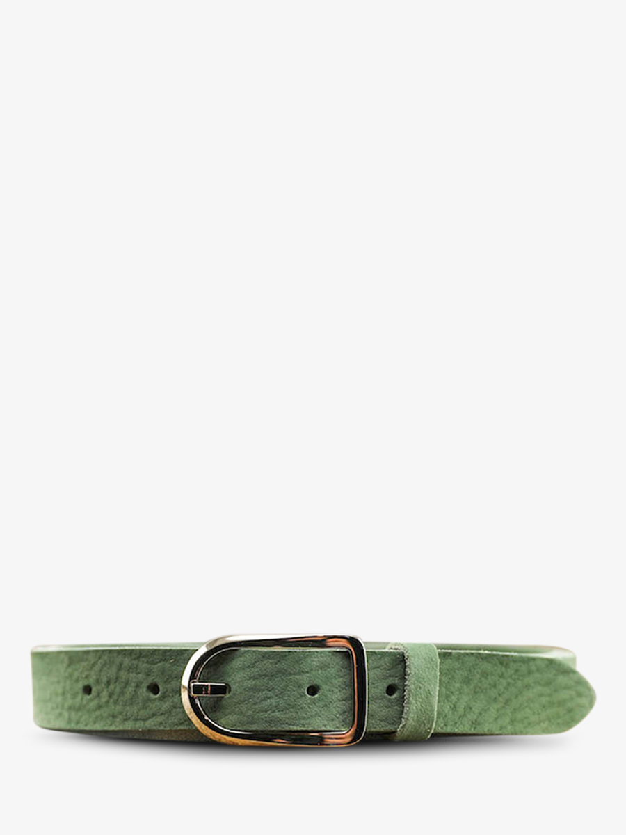 photo-front-picture-leather-belt-for-man-and-woman-green-magnificent-belt-nubuck-25mm-green-almond-paul-marius-cdv-25-n-ga