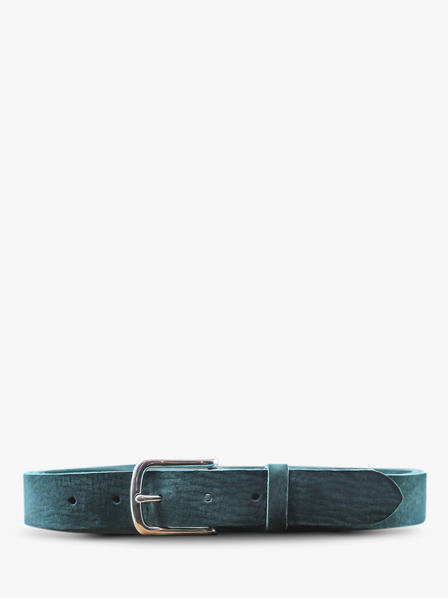 photo-vue-de-face-leather-belt-for-mannen-en-vrouwen-blue-magnificent-ink-belt-nubuck-30mm-blue-pool-paul-marius-cdv-30-n-blu