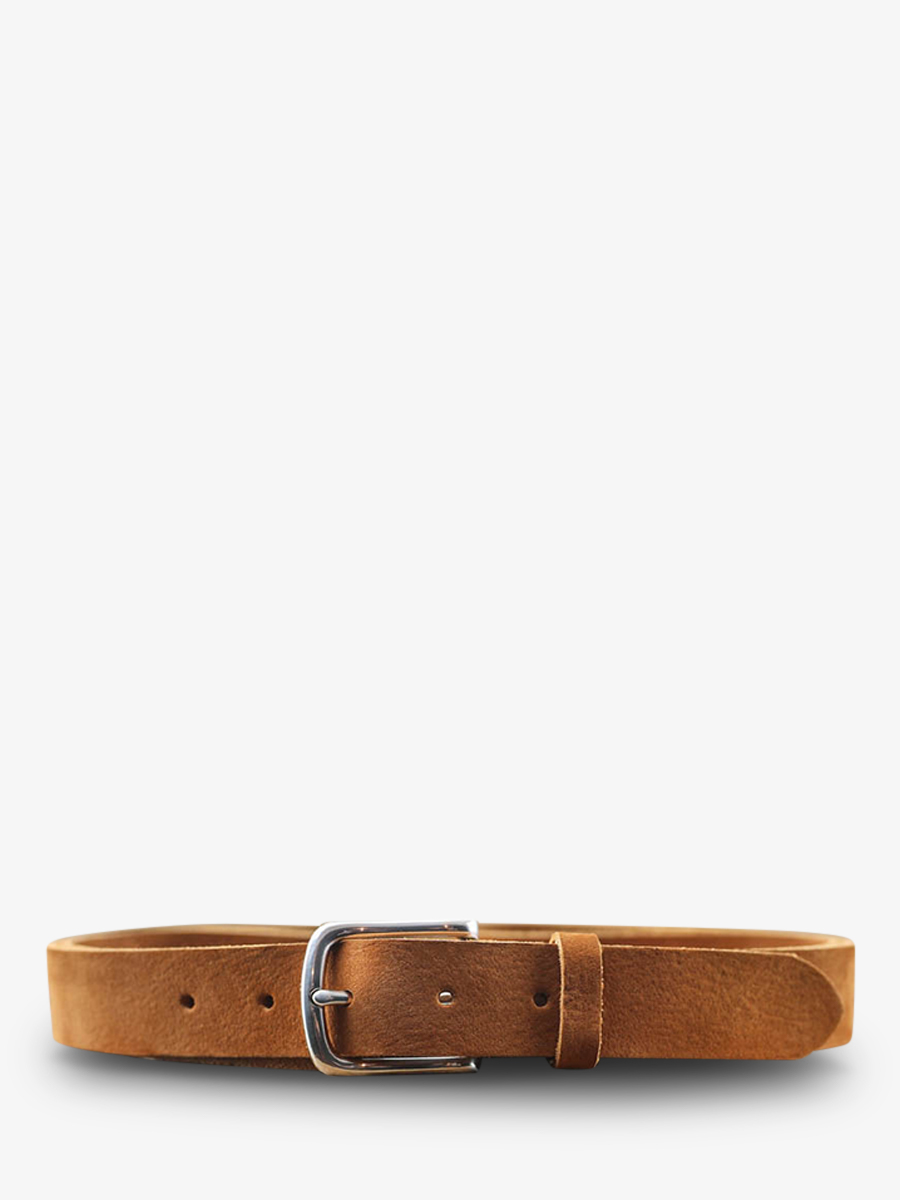 photo-face-picture-leather-belt-for-man-en-vrouw-bruin-magnificant-acet-belt-nubuck-30mm-naturel-paul-marius-cdv-30-n-l