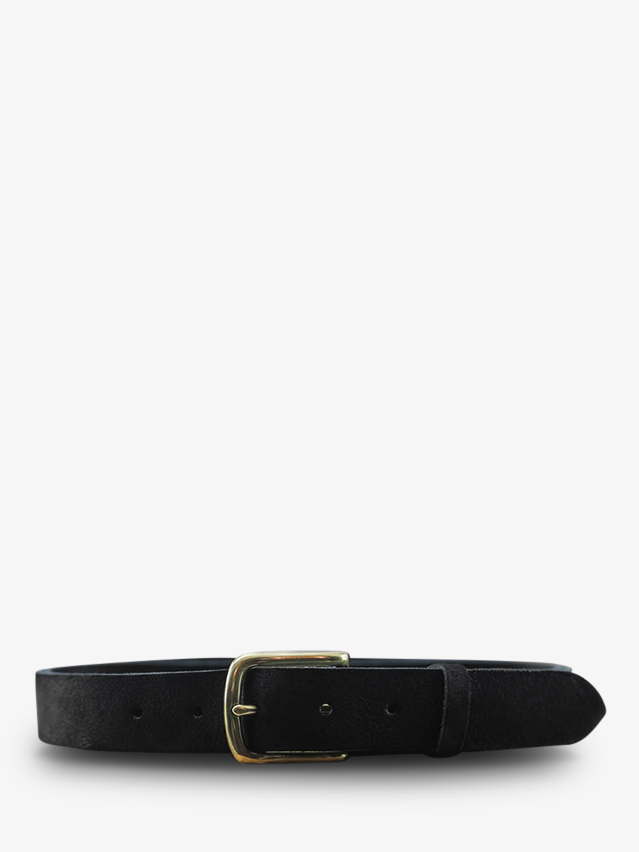 foto-front-foto-leder-riem-voor-man-en-vrouw-zwart-magnifiek-glas-riem-nubuck-30mm-black-paul-marius-cdv-30-n-b