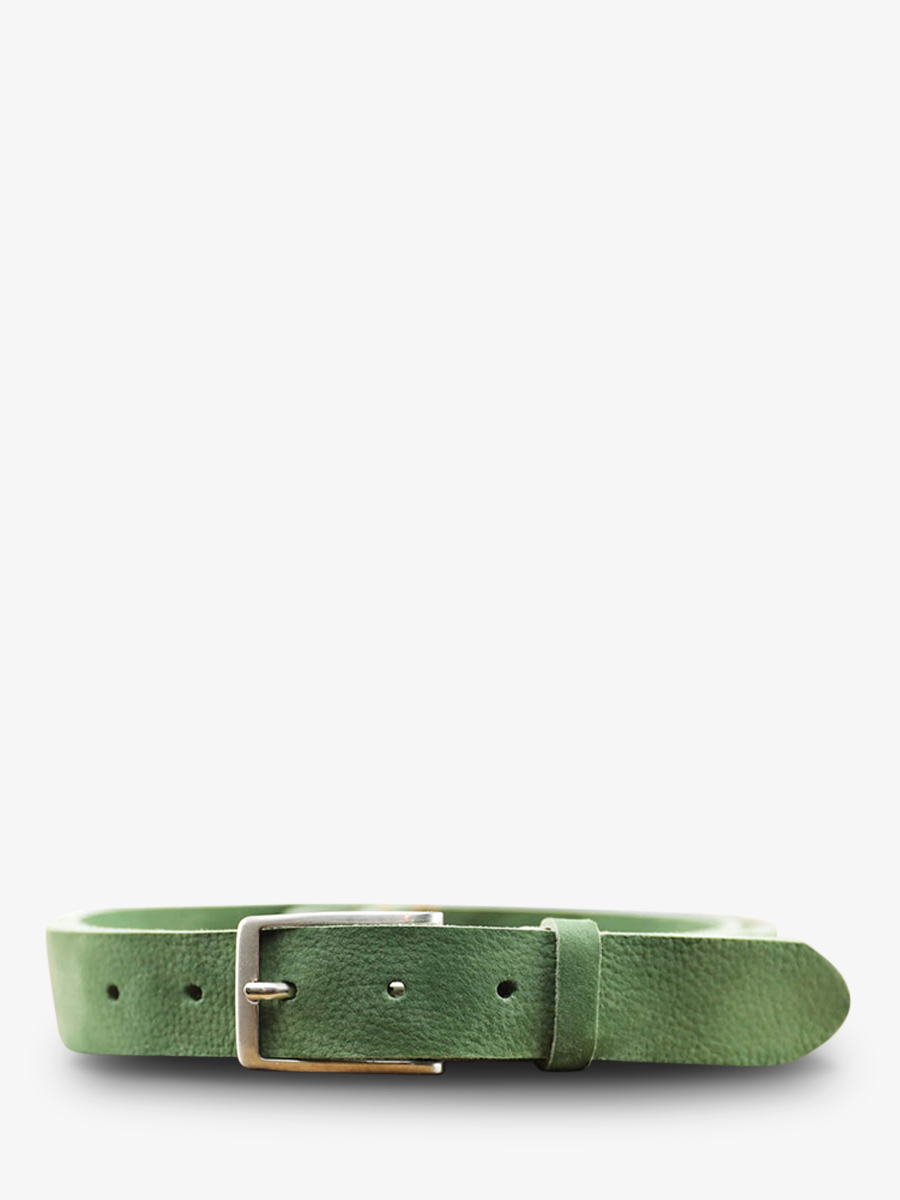 photo-front-picture-leather-belt-for-man-en-vrouw-green-magnificent-belt-nubuck-30mm-green-almond-paul-marius-cdv-30-n-ga