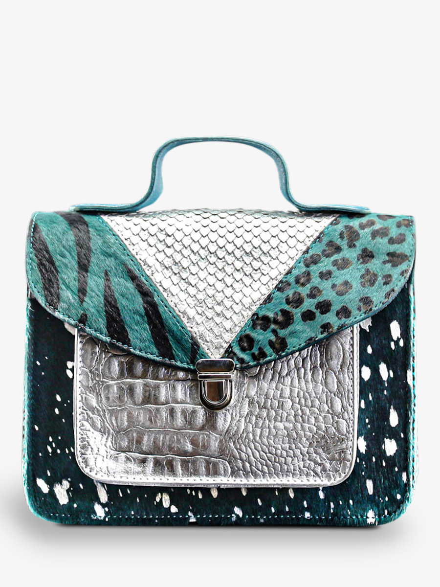 photo-vue-de-face-sac-bandouliere-cuir-vrouw-blauw-zilver-mademoiselle-george-chimere-blauw-zilver-paul-marius-w05-ch-blu-s