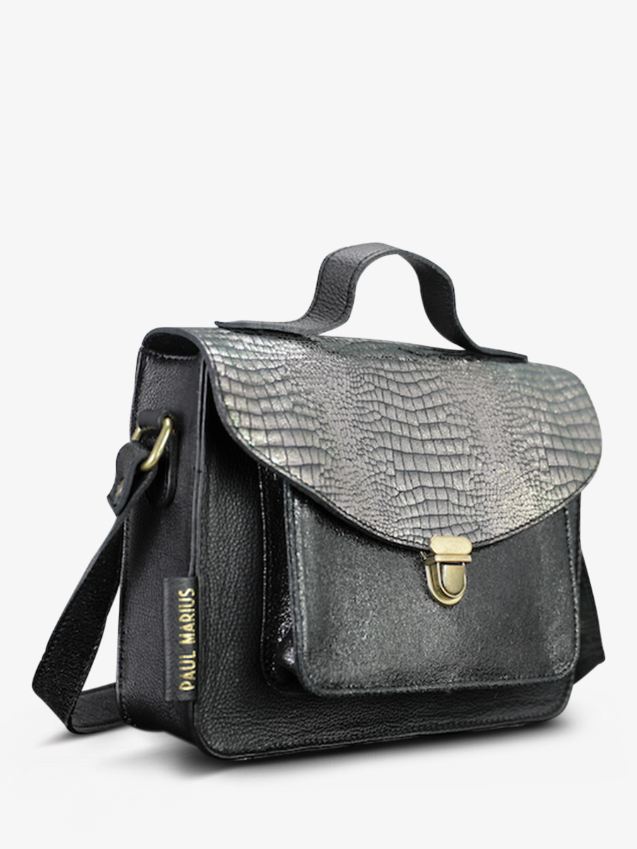 foto-interieur-bandelier-tas-leder-vrouw-mademoiselle-george-onyx-paul-marius-w05-onyx