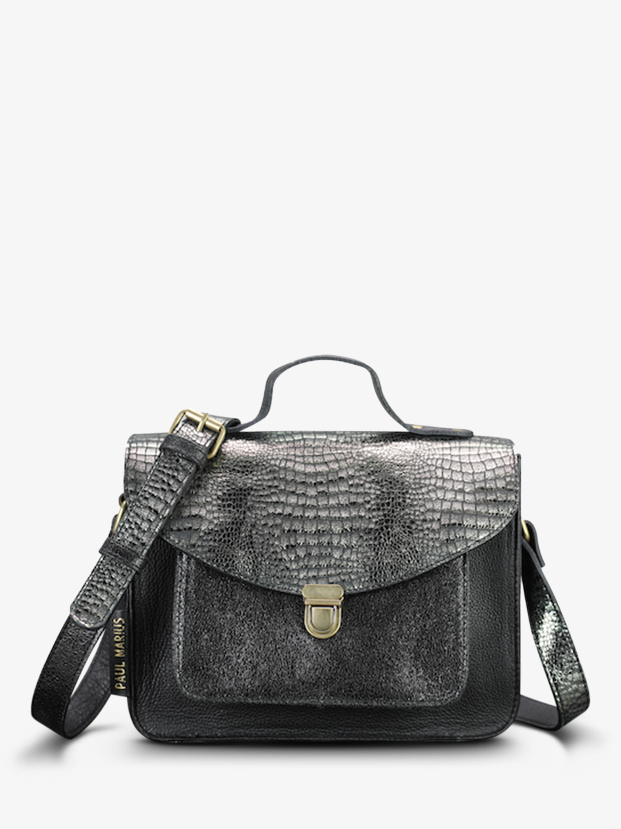 foto-gezicht-tas-leder-vrouw-mademoiselle-george-onyx-paul-marius-w05-onyx