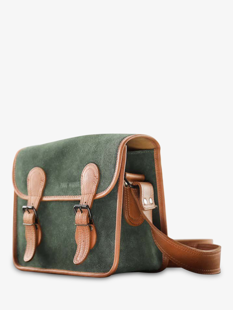 foto-vue-de-cote-sac-bandouliere-cuir-femme-marron-vert-lasacoche-s-pampa-naturel-vert-forêt-paul-marius-m72s10-ol-gf