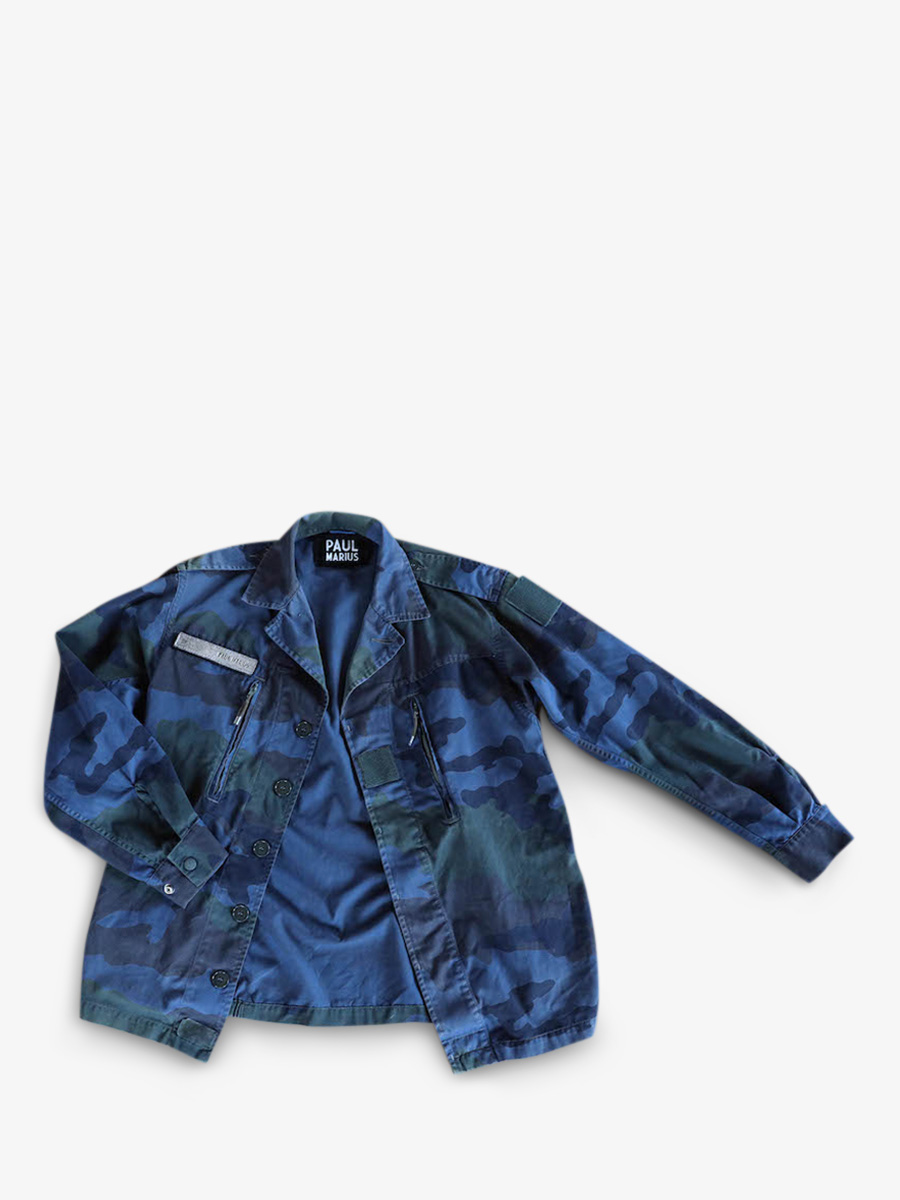 foto-achteraanzicht-militair-jas-katoen-blauw-militair-jas-cerulean-paul-marius-army001-blu-s