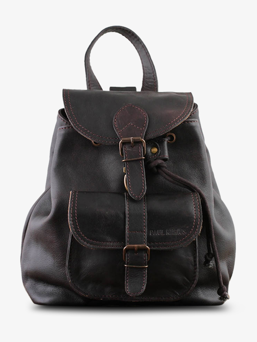 foto-vooraanzicht-tas-een-rug-leren-vrouw-zwart-lebaroudeur-indus-paul-marius-m40-d