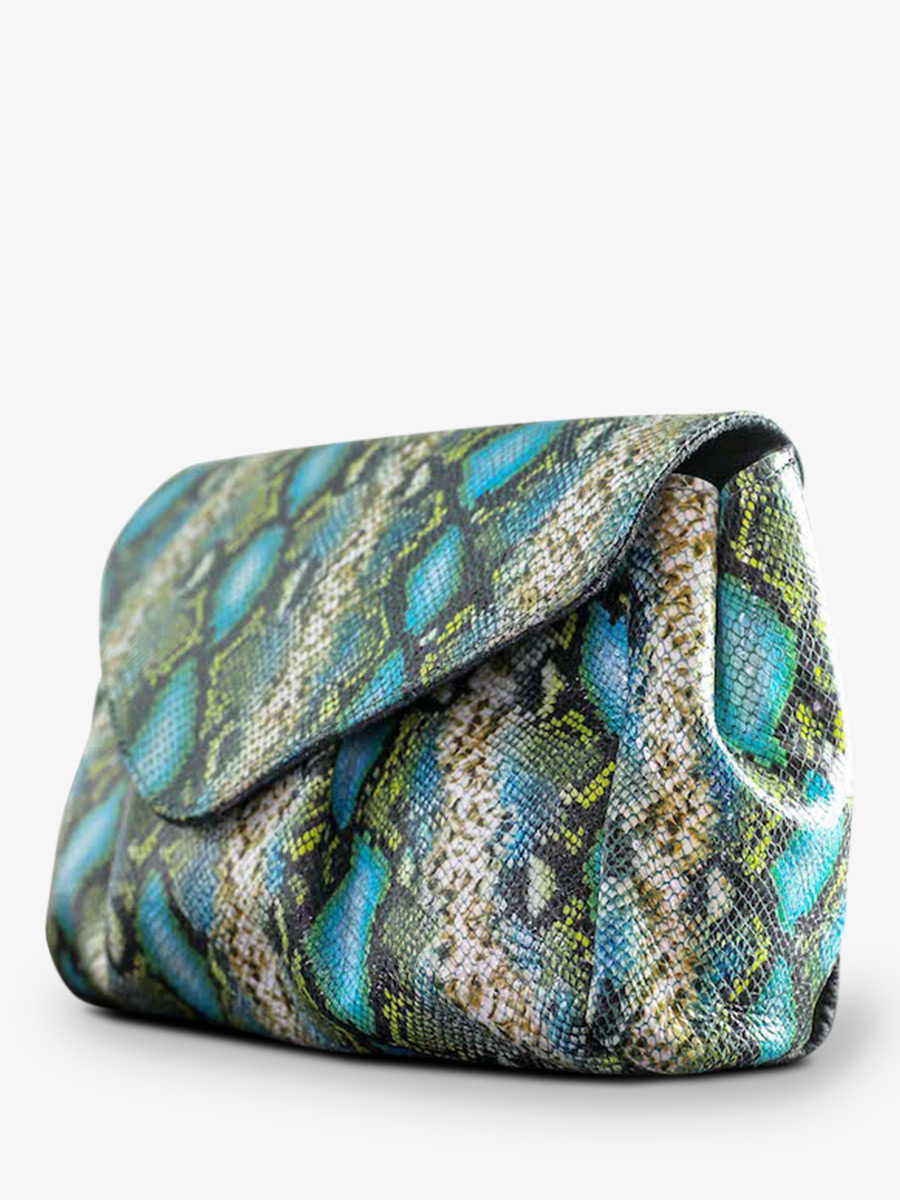 photo-cote-strap-bag-leather-paulmarius-blue-green-suzon-m-python-agate-paul-marius-w25m-p-aq