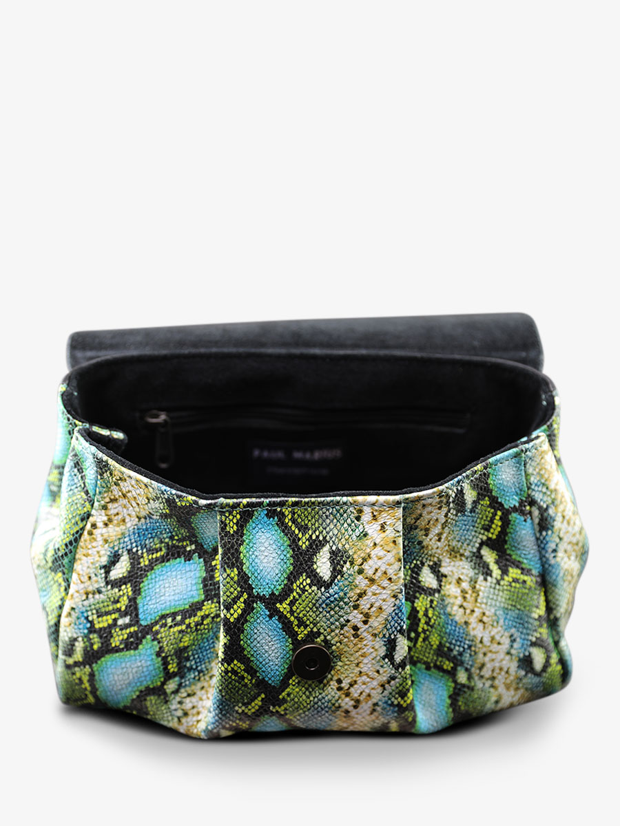 foto-interieur-bandouliere-bag-leather-paulmarius-blauw-groen-suzon-m-python-agate-paul-marius-w25m-p-aq