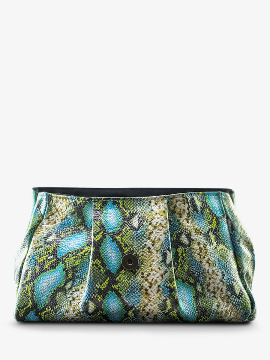 foto-materiaal-bandtas-leer-paulmarius-blauw-groen-suzon-m-python-agate-paul-marius-w25m-p-aq