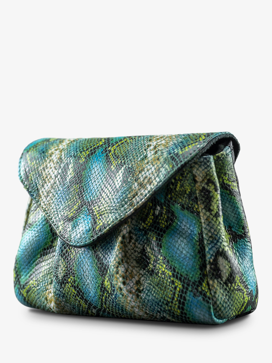 foto-bACK-SHOT-STRAP-BAG-LEATHER-PAULMARIUS-BLUE-GREEN-SUZON-S-PYTHON-AGATE-PAUL-MARIUS-W25S-P-AQ