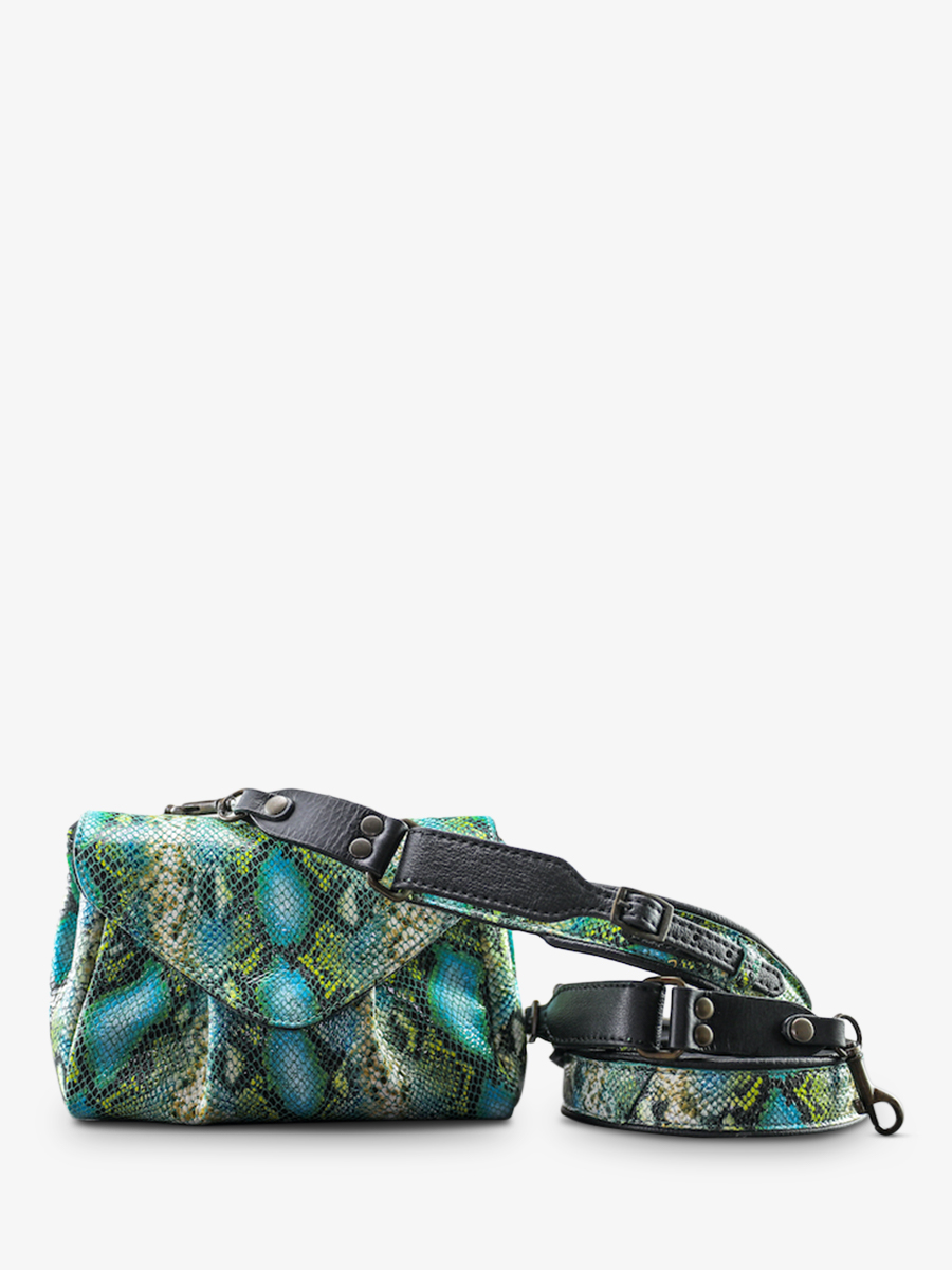 foto-vUE-DE-COTE-BANDOULIERE-BANDOULIERE-BAG-LEATHER-PAULMARIUS-BLUE-GREEN-SUZON-S-PYTHON-AGATE-PAUL-MARIUS-W25S-P-AQ W25S-P-AQ