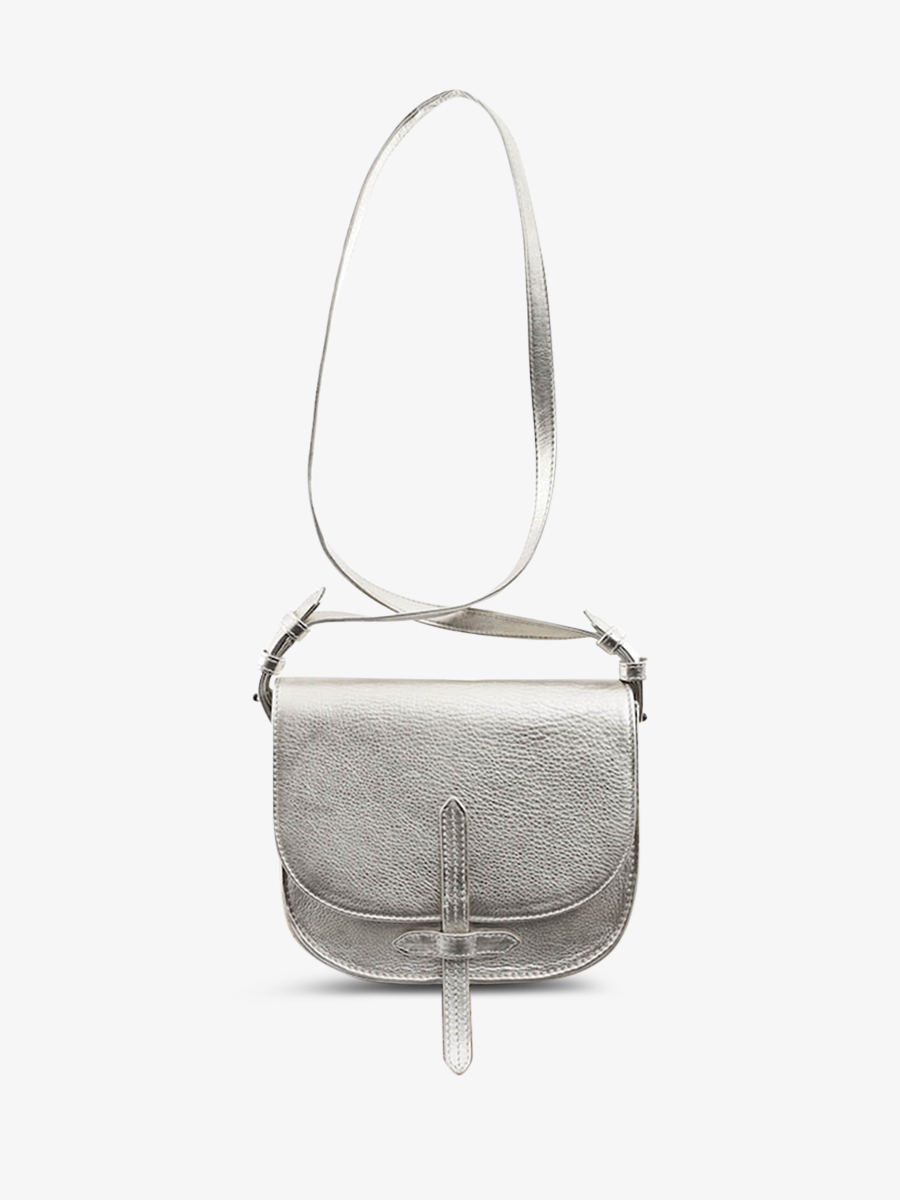 photo-front-face-bandolier-bag-leather-woman-silver-lidola-zilver-paul-marius-w16-s