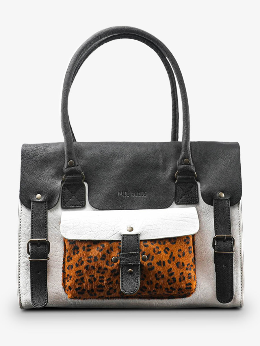 photo-front-sac-bandouliere-leder-vrouw-zwart-wit-lerive-lft-m-leopard-zwart-wit-paul-marius-w01m-lp-b-w