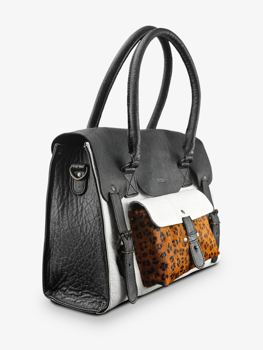 foto-vue-de-dos-sac-bandouliere-cuir-vrouw-zwart-wit-links-m-leopard-zwart-wit-paul-marius-w01m-lp-b-w