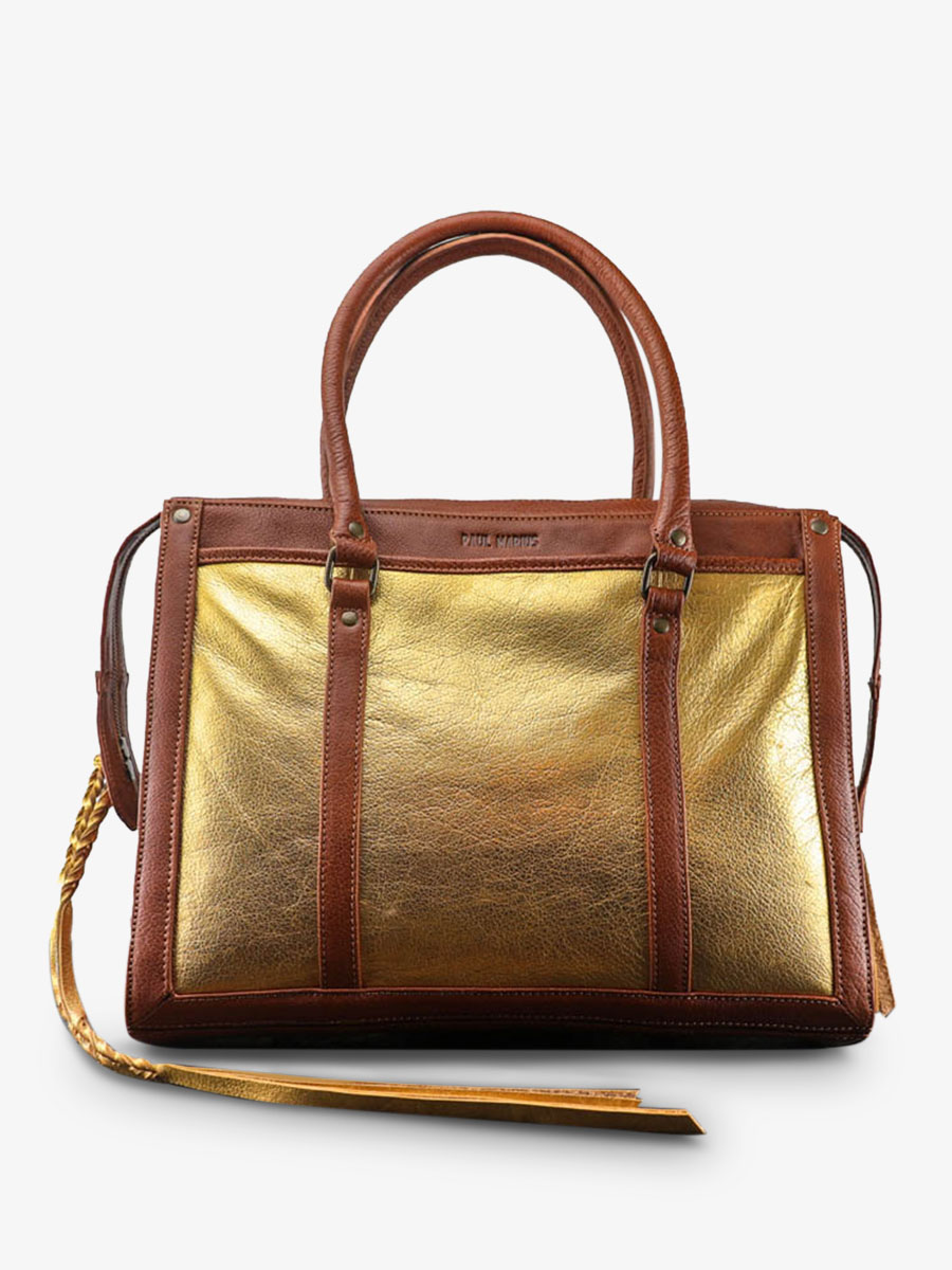 foto-vue-de-dos-sac-a-main-cuir-business-marron-dore-lerive-droite-l-naturel-dore-paul-marius-w19l-l-g