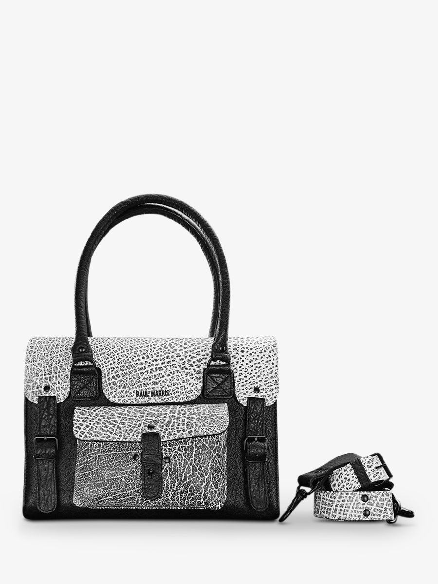 foto-materiaal-bandelier-tas-leder-vrouw-linker-rand-m-print-paul-marius-w01m-b-w