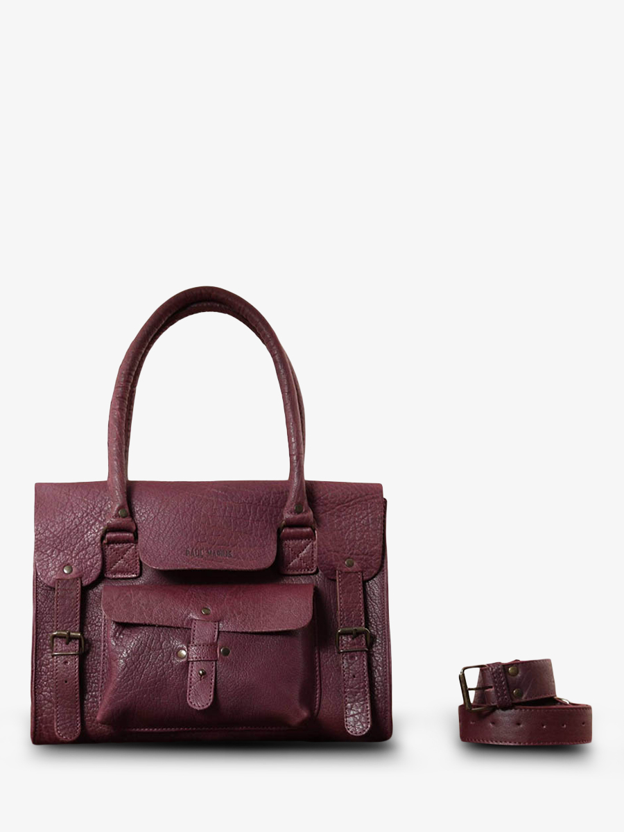 foto-interieur-sac-bandouliere-cuir-vrouw-violet-leder-links-prun-paul-marius-w01m-p