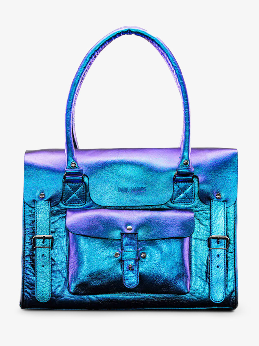 foto-materiaal-tas-bandouliere-leder-vrouw-blauw-lerive-links-m-scarabee-paul-marius-w01m-p-blu