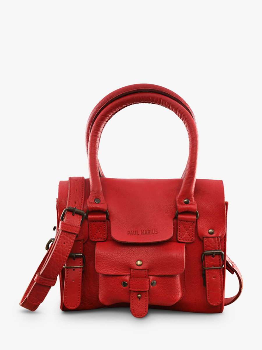 photo-front-bandolier-tas-vrouw-leder-rood-lerive-links-rood-carmin-paul-marius-w01s-r