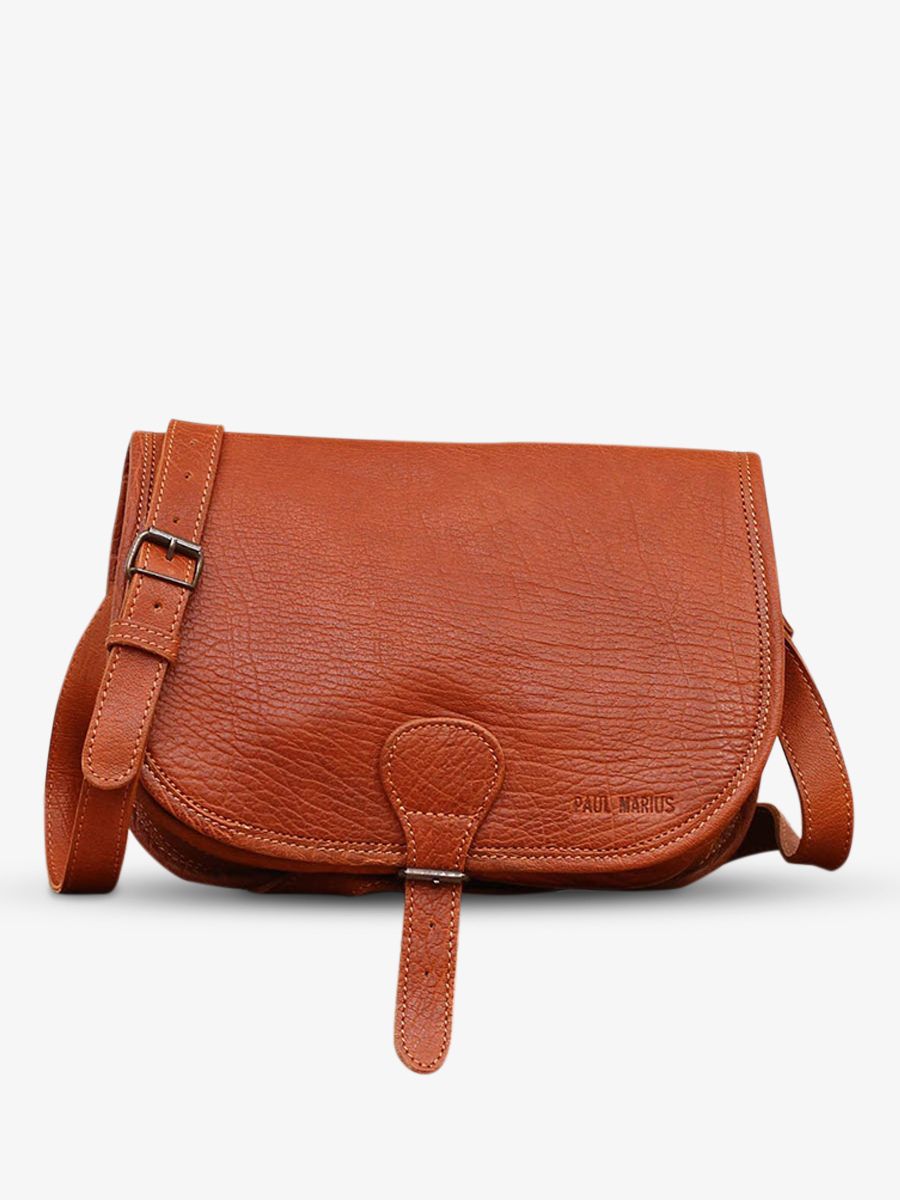 foto-front-sandouliere-tas-vrouw-leder-bruin-levagabond-naturel-paul-marius-m44l-l