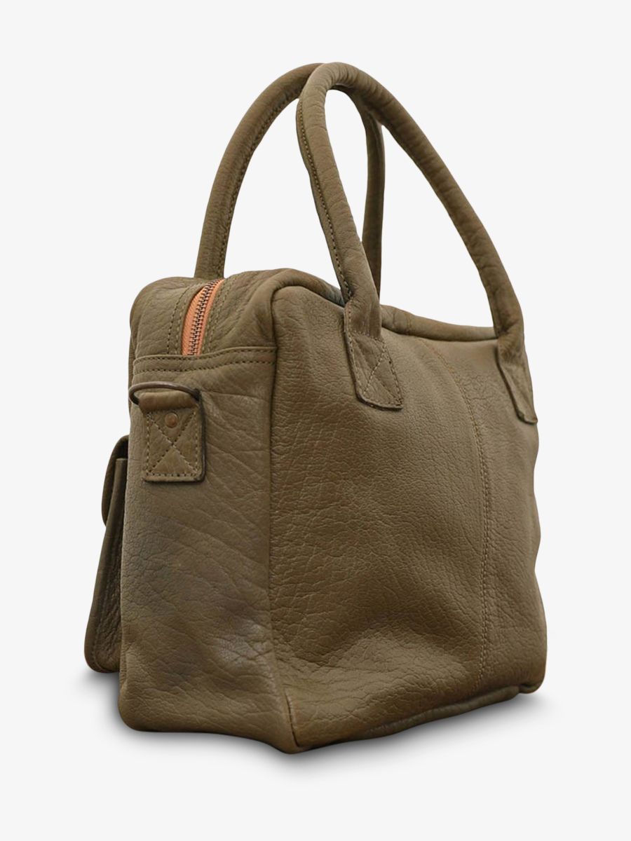 foto-interieur-documenthouder-vrouw-leder-kaki -ledandy-kaki-paul-marius-w04-k