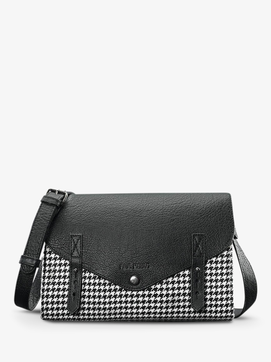 photo-front-picture-bandolier-bag-vrouw-lederen-zwart-indisPensABLE-LARGE-PRICE-BLACK-PAUL-MARIUS-W08-HS-B