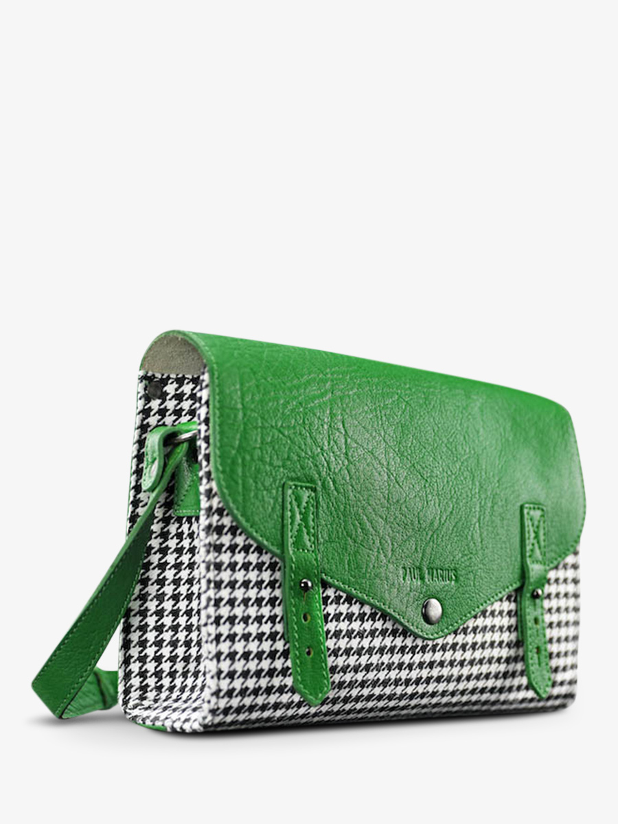 photo-vue-de-dos-sac-bandouliere-cuir-vrouw-groen-ontbeerlijk-groot-prijs-groen-zuur-paul-marius-w08-hs-gr
